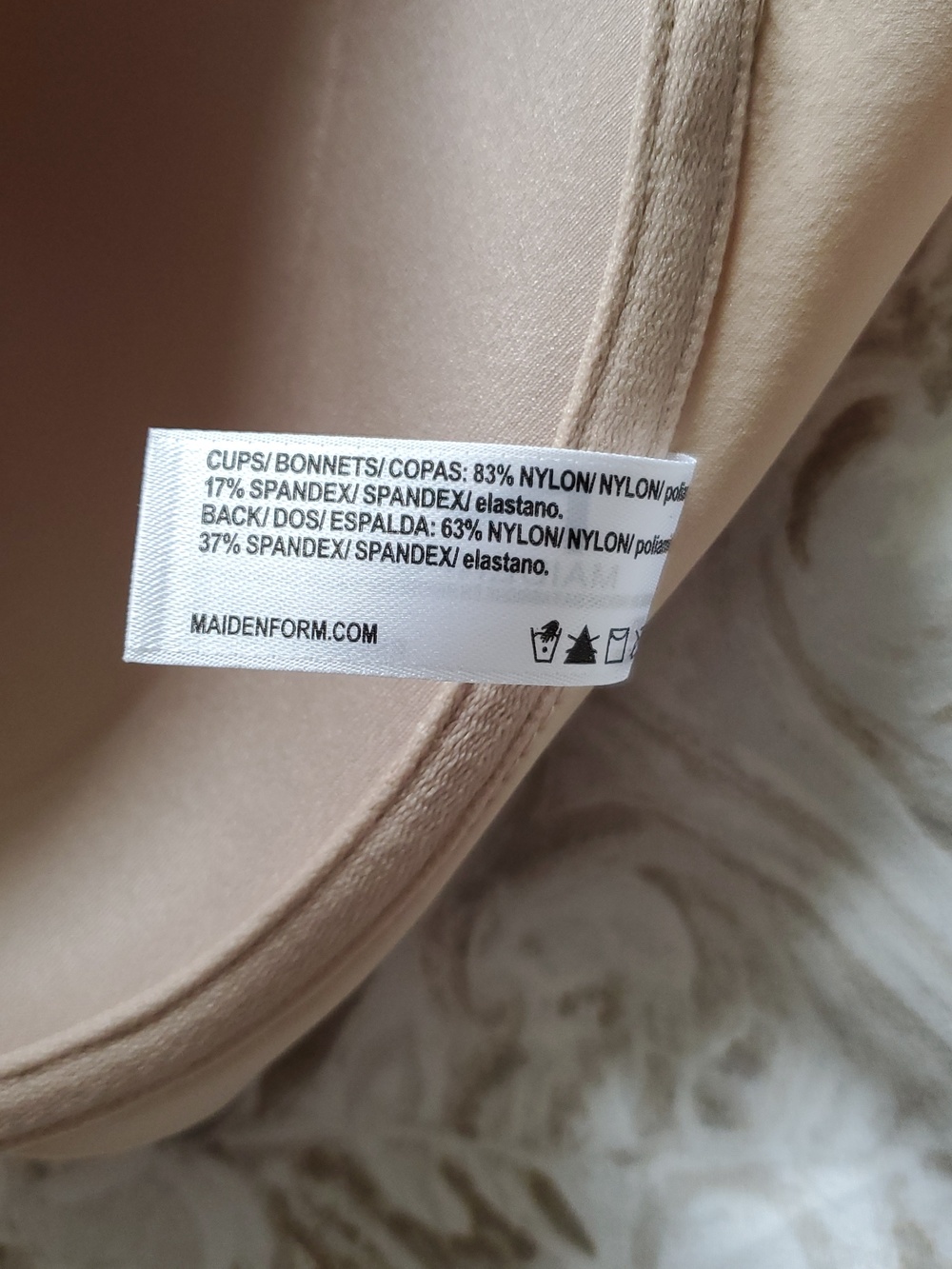 Maidenform 40D Craveable Intimates Nude Front Closure Racerback Bra New - Picture 9 of 9